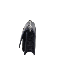 Saint Laurent Sunset Mini Croc-Embossed