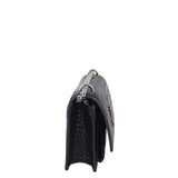 Saint Laurent Sunset Mini Croc-Embossed