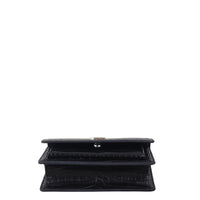 Saint Laurent Sunset Mini Croc-Embossed