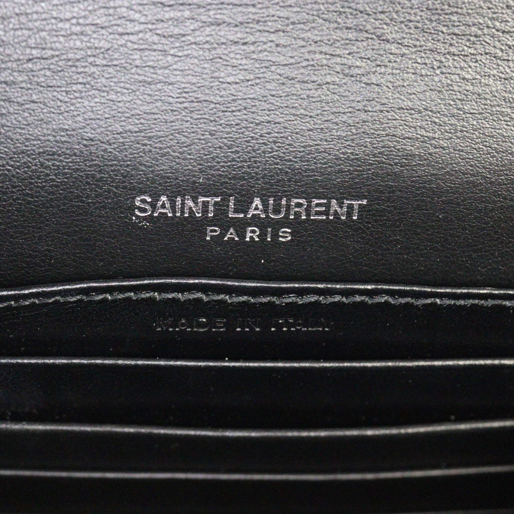Saint Laurent Sunset Mini Croc-Embossed