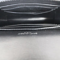 Saint Laurent Sunset Mini Croc-Embossed