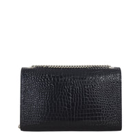 Saint Laurent Kate Tassel Chain Bag Medium Croc-Embossed
