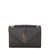 Saint Laurent Monogram Mix Matelasse Envelope Chain Bag Medium