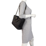 Chanel CC Trapezoid Chain Shopping Tote Small
