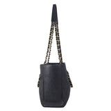 Chanel CC Trapezoid Chain Shopping Tote Small