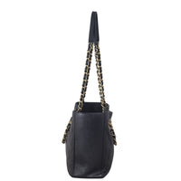 Chanel CC Trapezoid Chain Shopping Tote Small