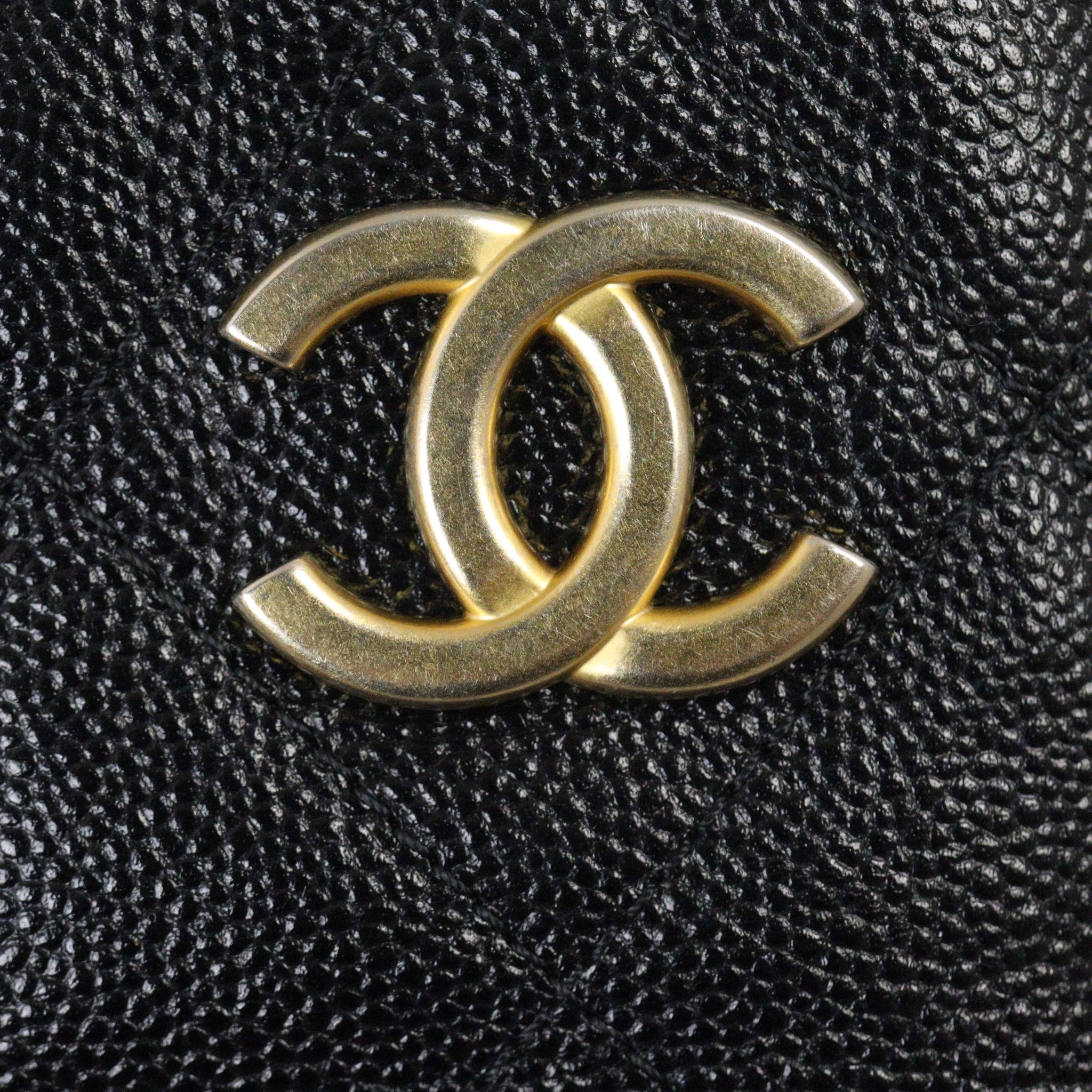 Chanel CC Trapezoid Chain Shopping Tote Small