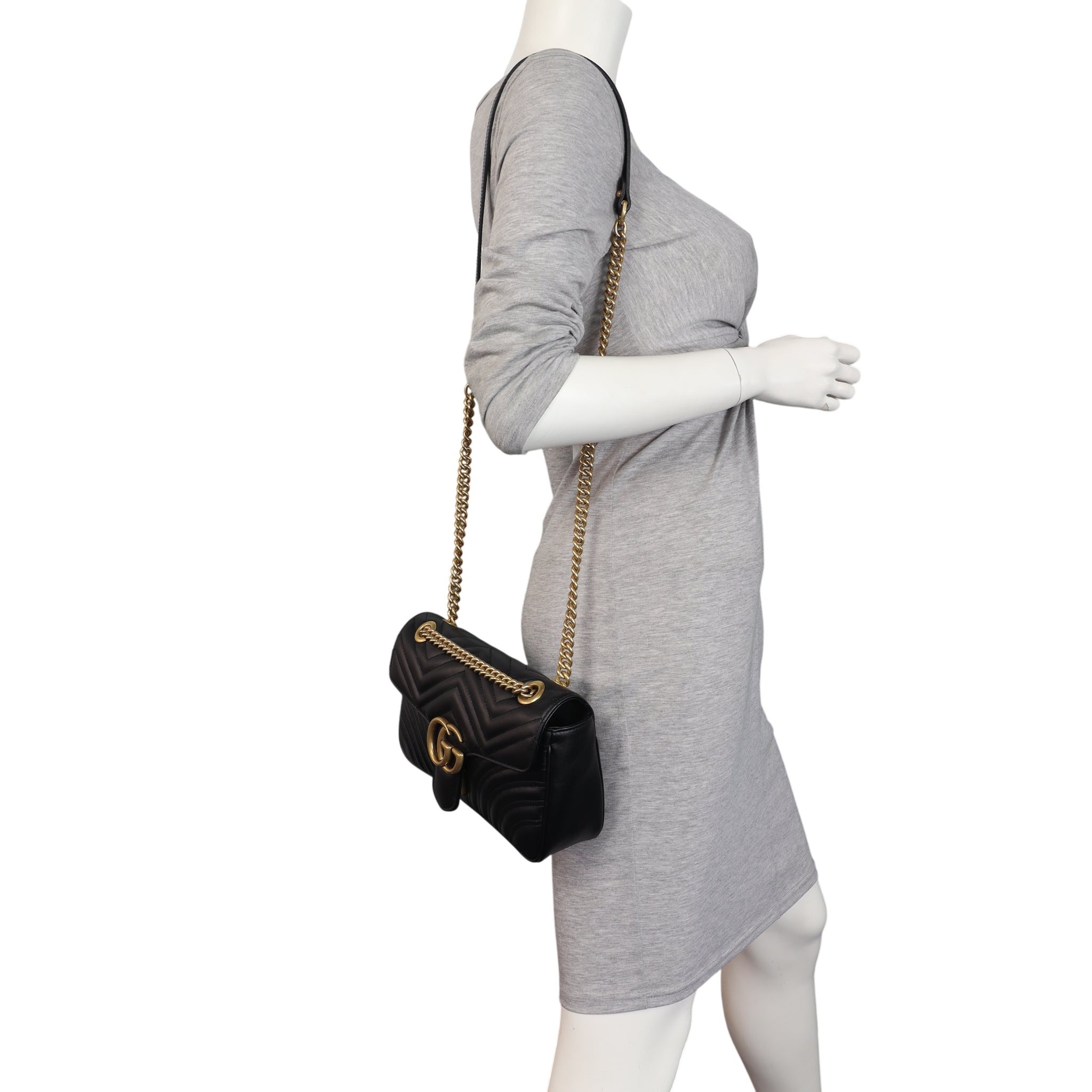 Gucci GG Marmont Matelasse Medium Shoulder Bag