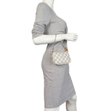 Louis Vuitton Mini Pochette Accessories Damier Azur