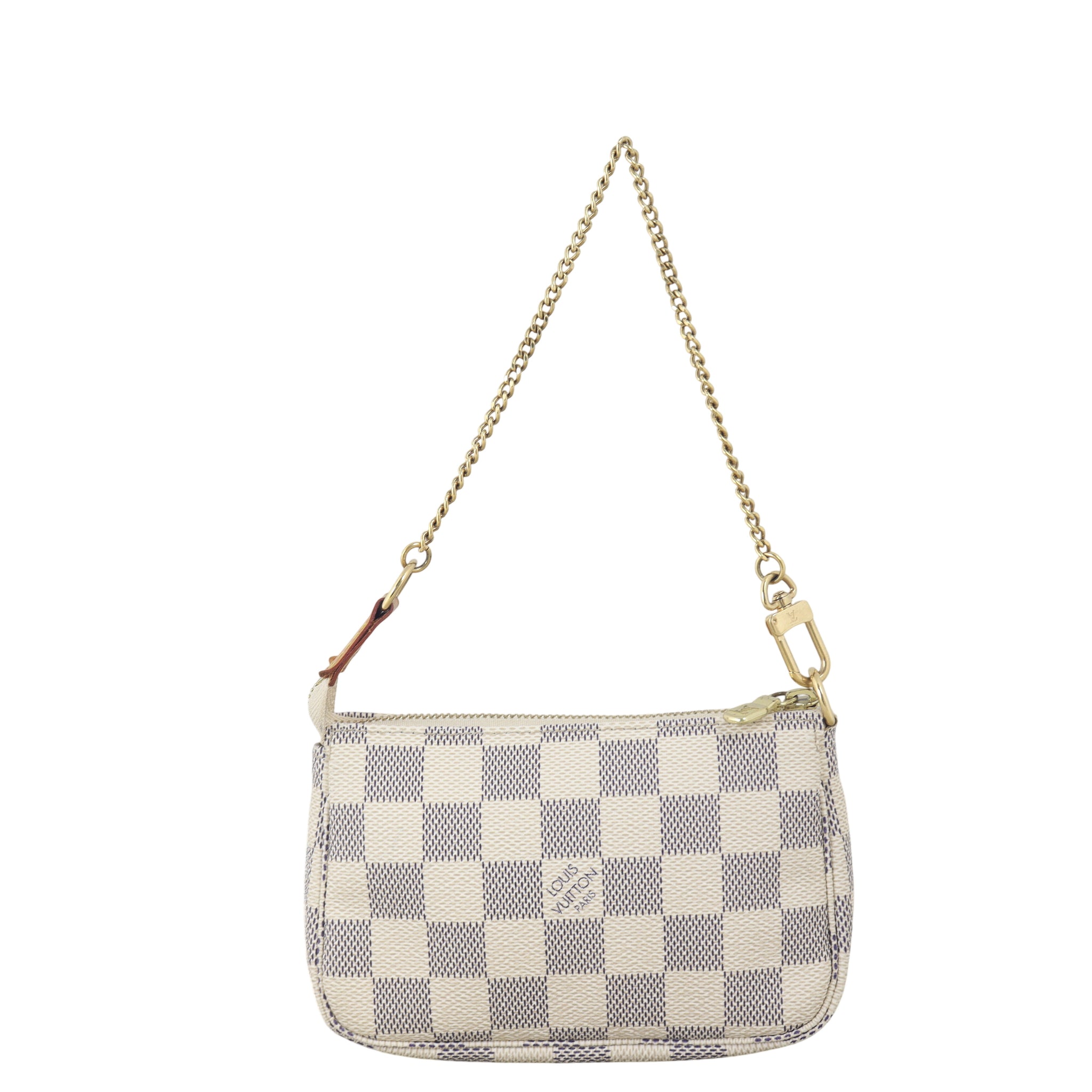 Louis Vuitton Mini Pochette Accessories Damier Azur