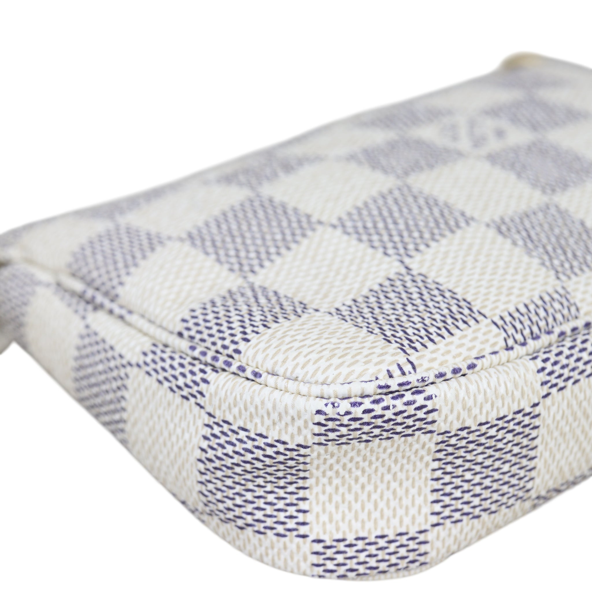 Louis Vuitton Mini Pochette Accessories Damier Azur