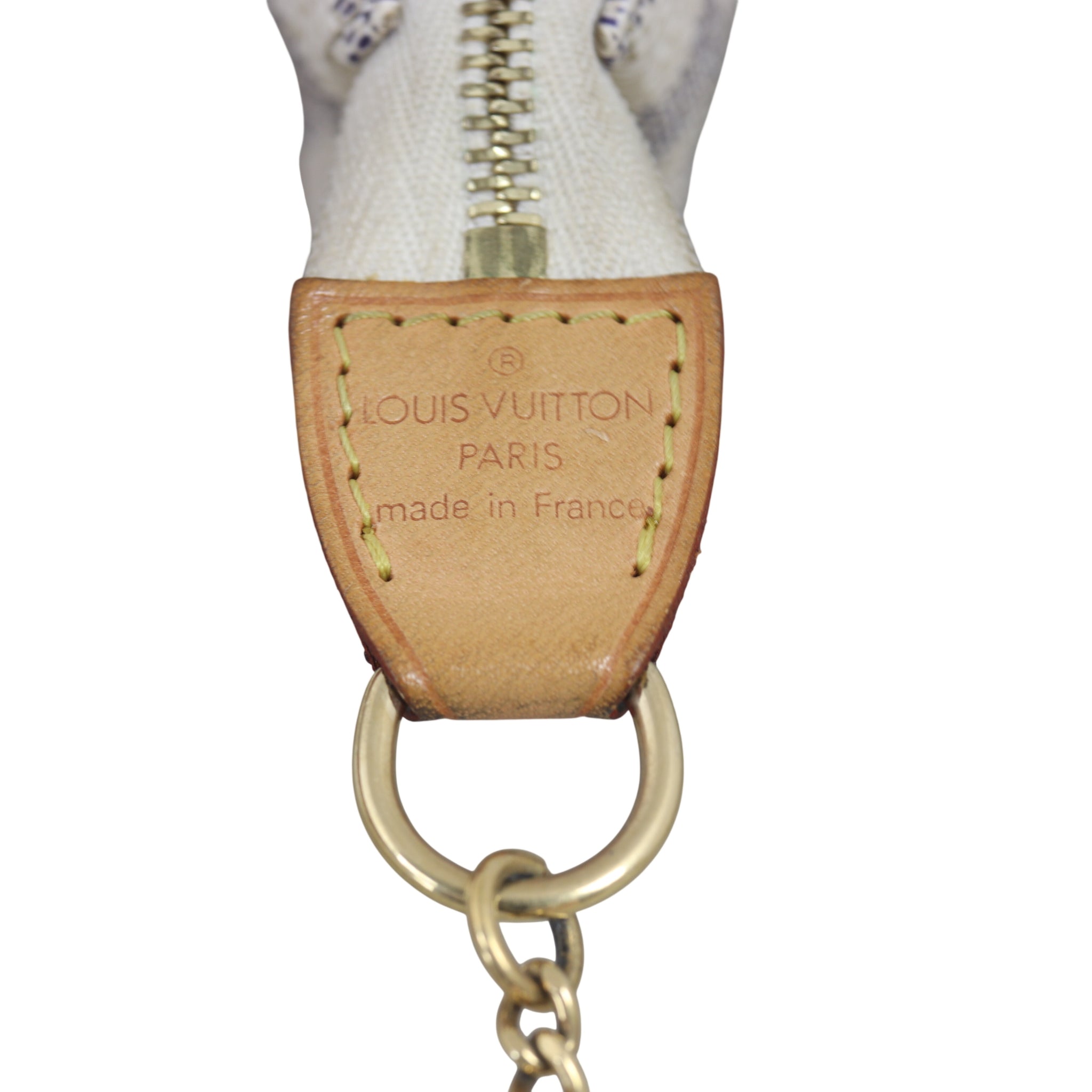 Louis Vuitton Mini Pochette Accessories Damier Azur