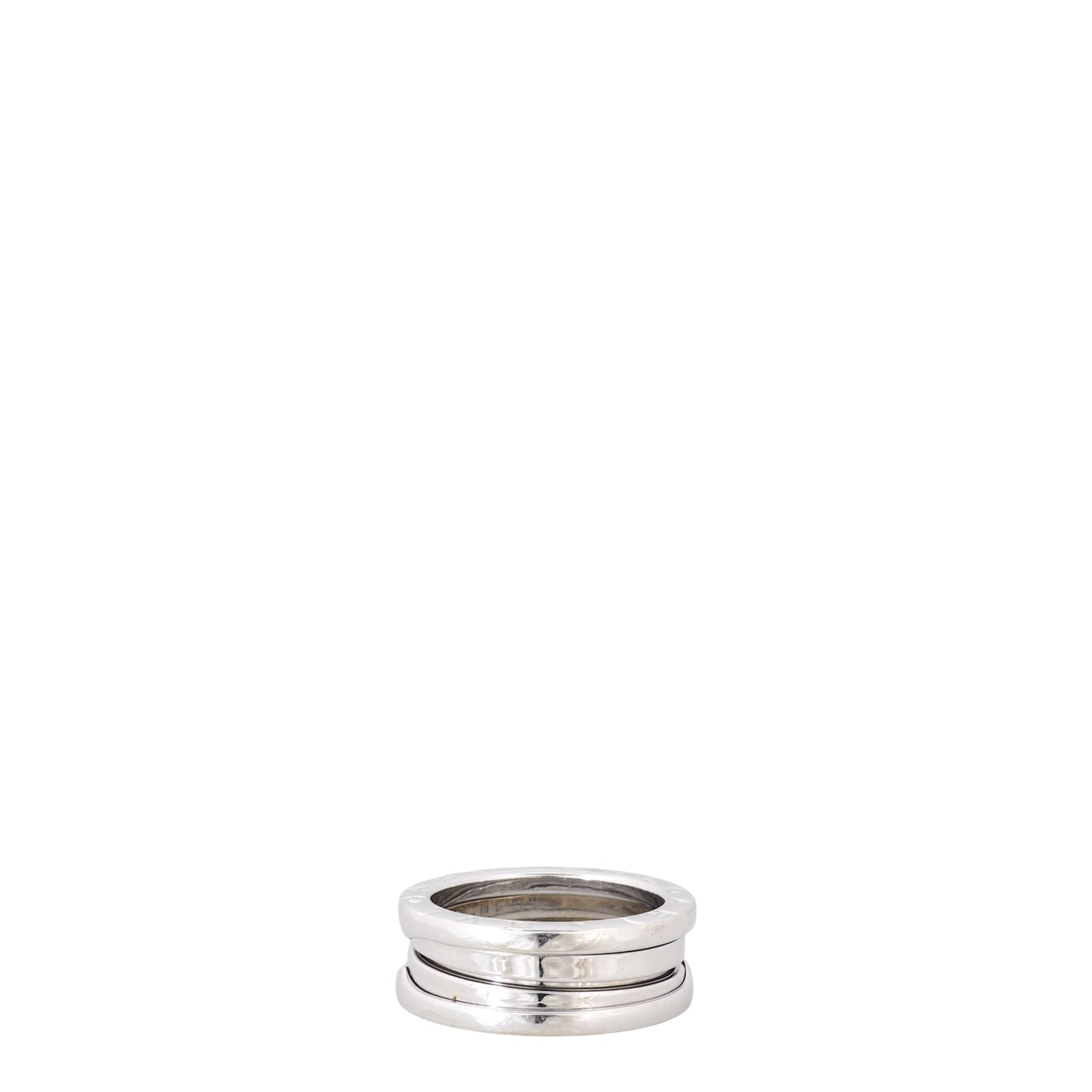 Bvlgari B.Zero1 18k White Gold Three Band Ring