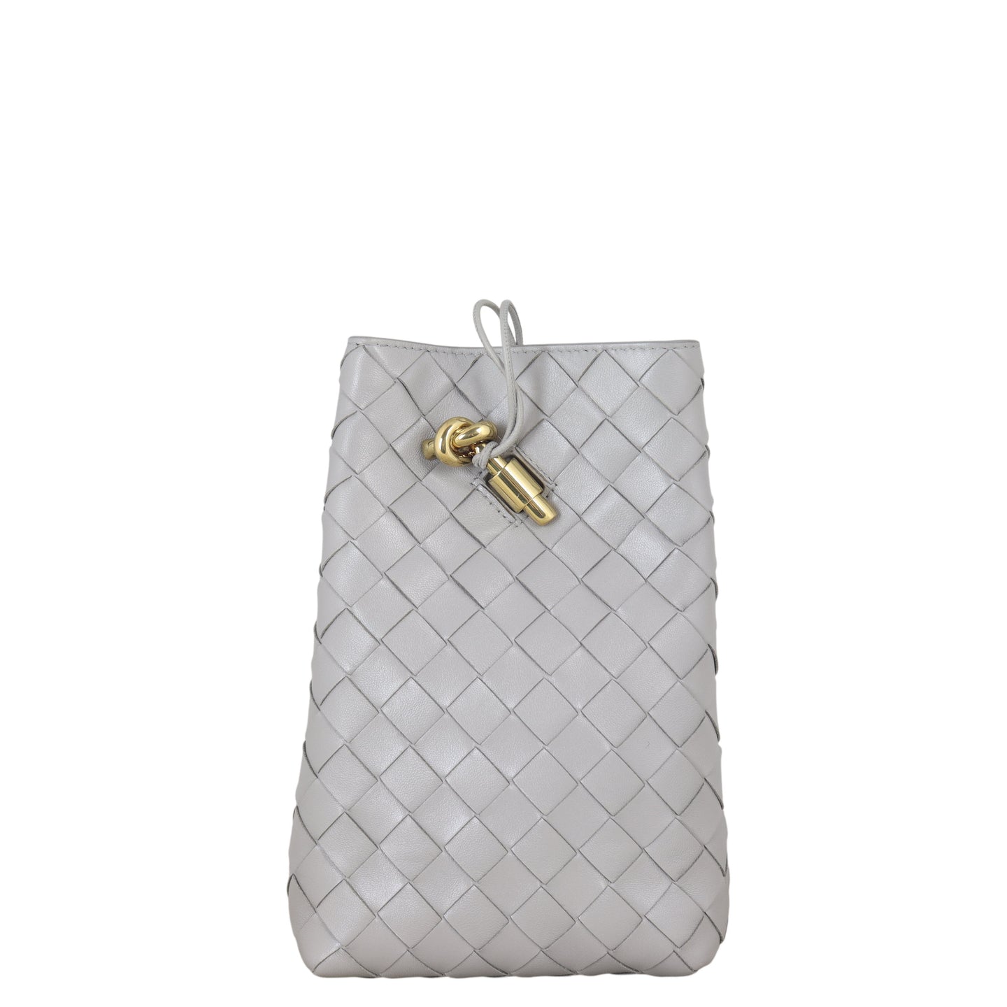 Bottega Veneta Intrecciato Andiamo Phone Pouch