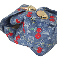 Louis Vuitton x Takashi Murakami Venice Backpack Monogram Denim Cerises
