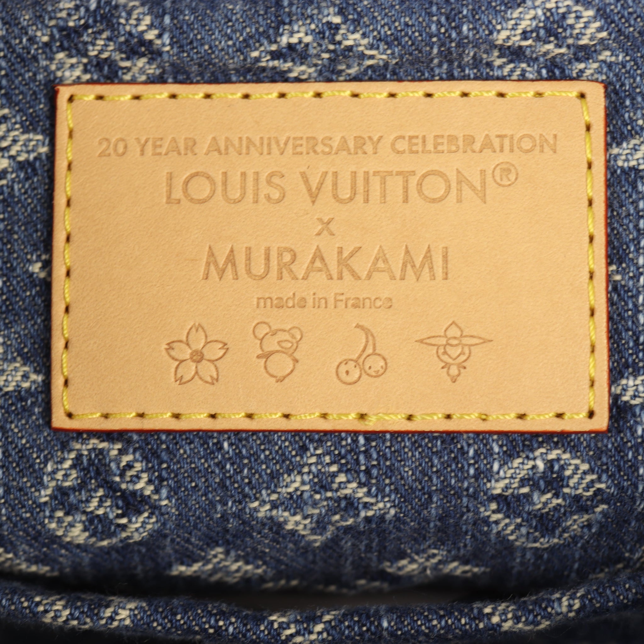 Louis Vuitton x Takashi Murakami Venice Backpack Monogram Denim Cerises
