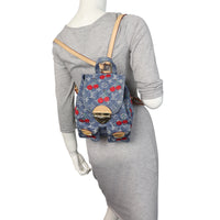 Louis Vuitton x Takashi Murakami Venice Backpack Monogram Denim Cerises