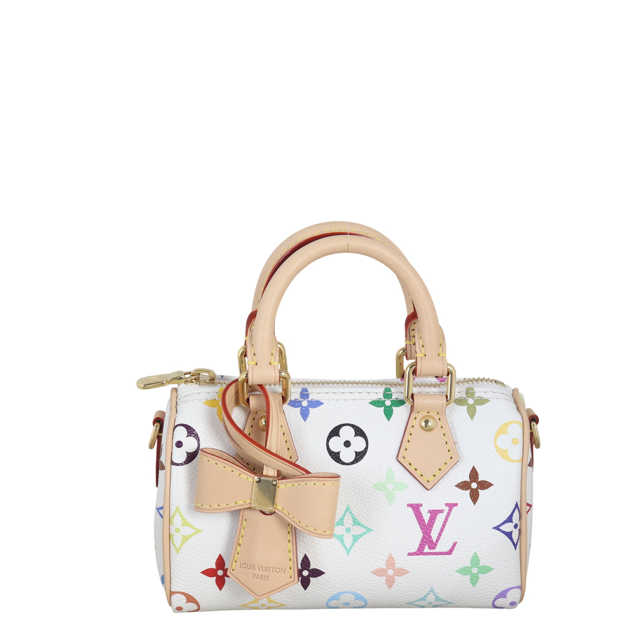 Louis Vuitton x Takashi Murakami Nano Speedy Monogram Multicolore
