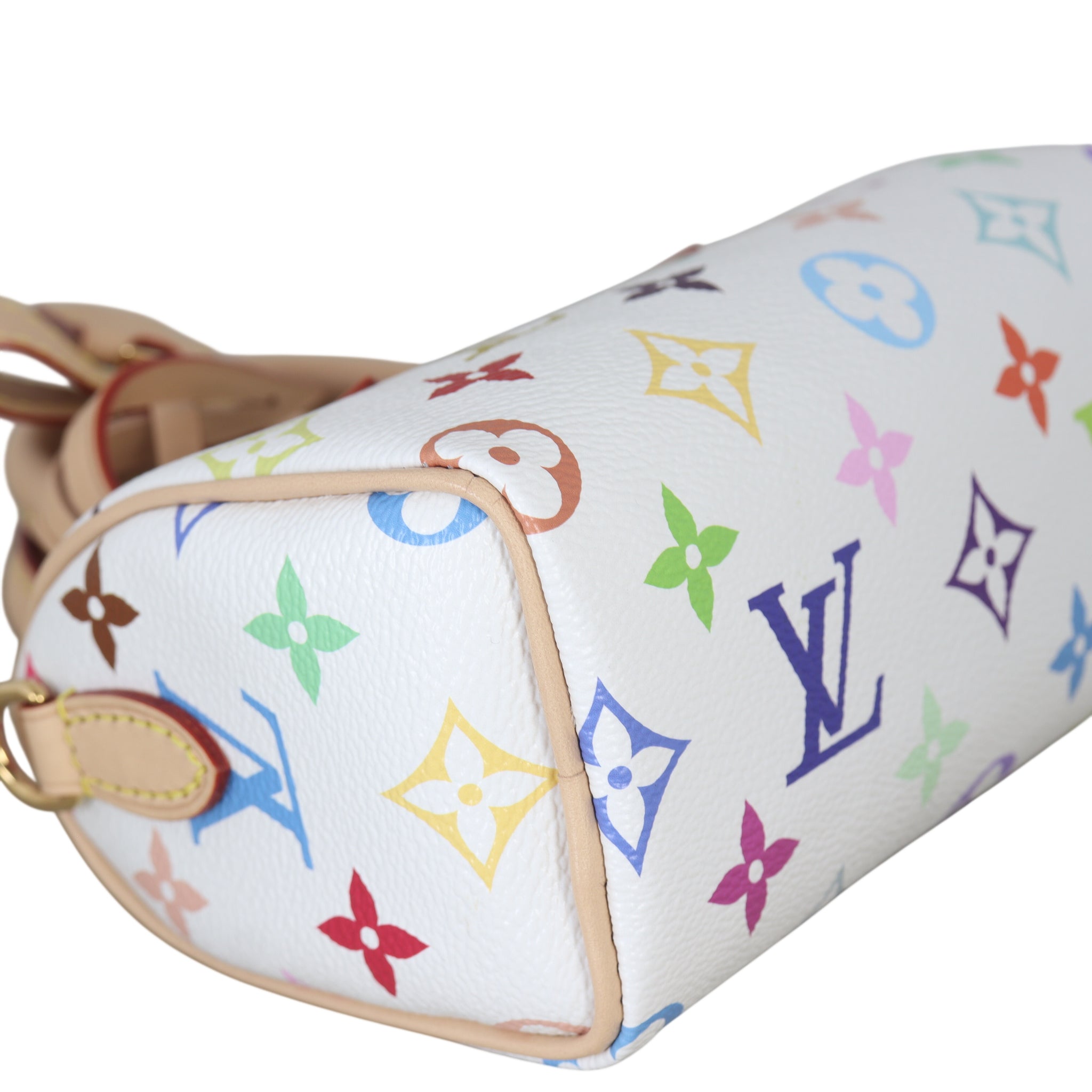 Louis Vuitton x Takashi Murakami Nano Speedy Monogram Multicolore