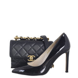 Chanel Chain Bar Top Handle Flap Bag