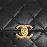 Chanel Chain Bar Top Handle Flap Bag
