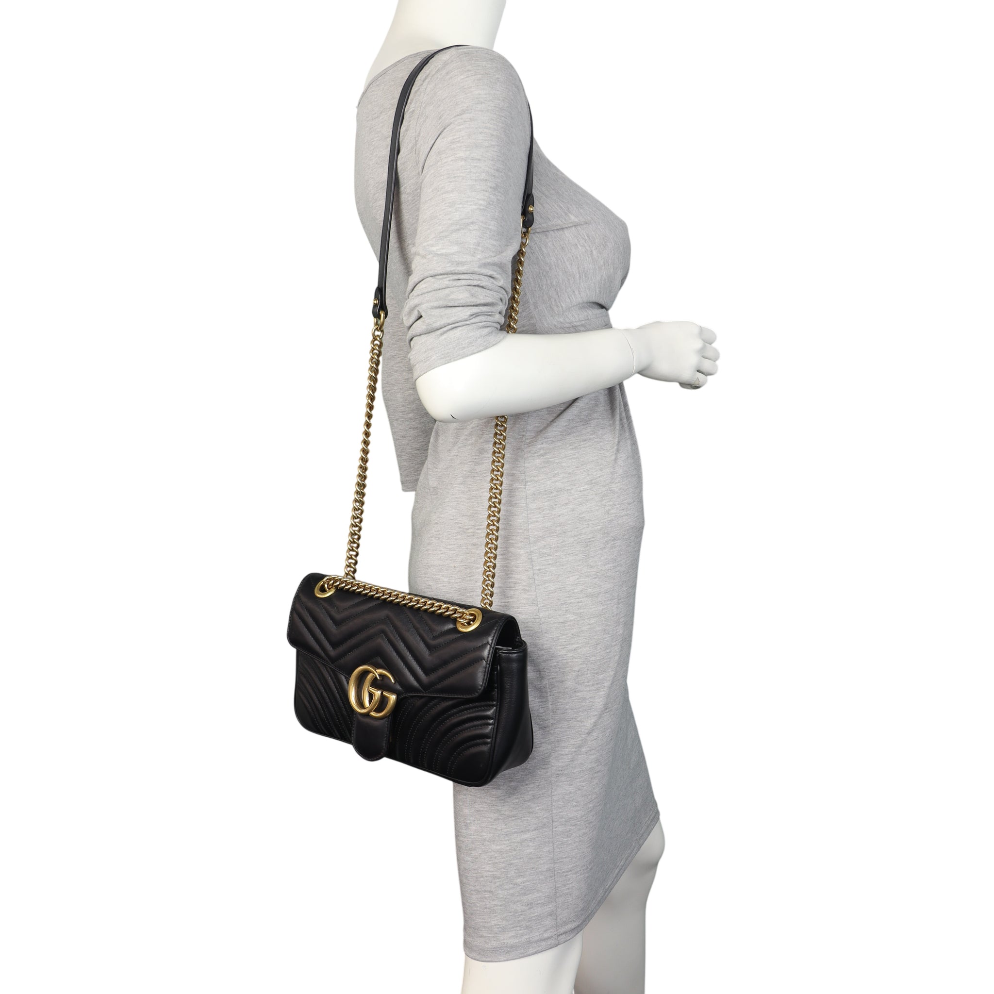 Gucci GG Marmont Matelasse Medium Shoulder Bag