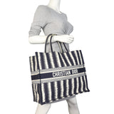 Dior Book Tote Large Striped