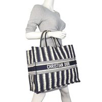 Dior Book Tote Large Striped