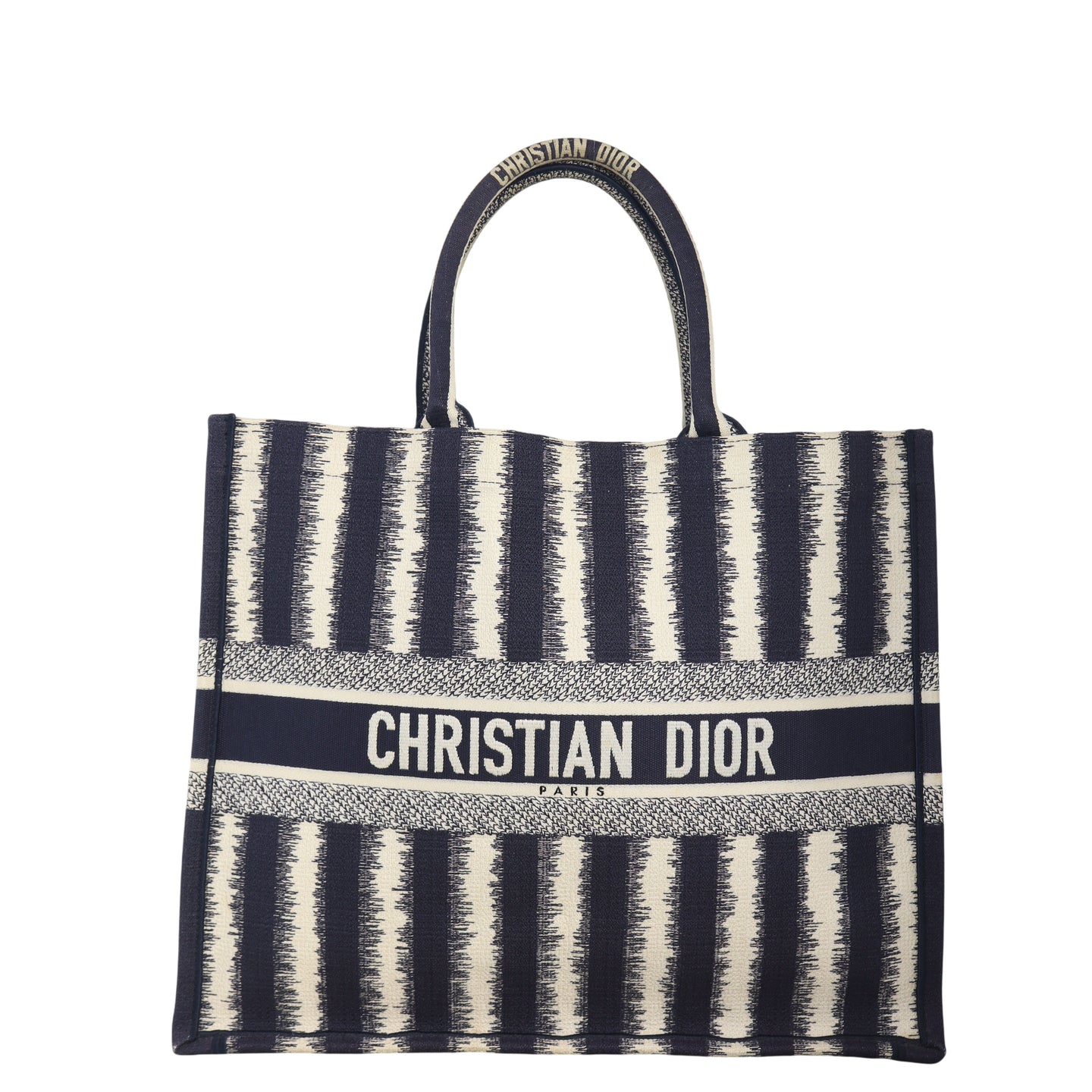 Dior Book Tote Large Striped