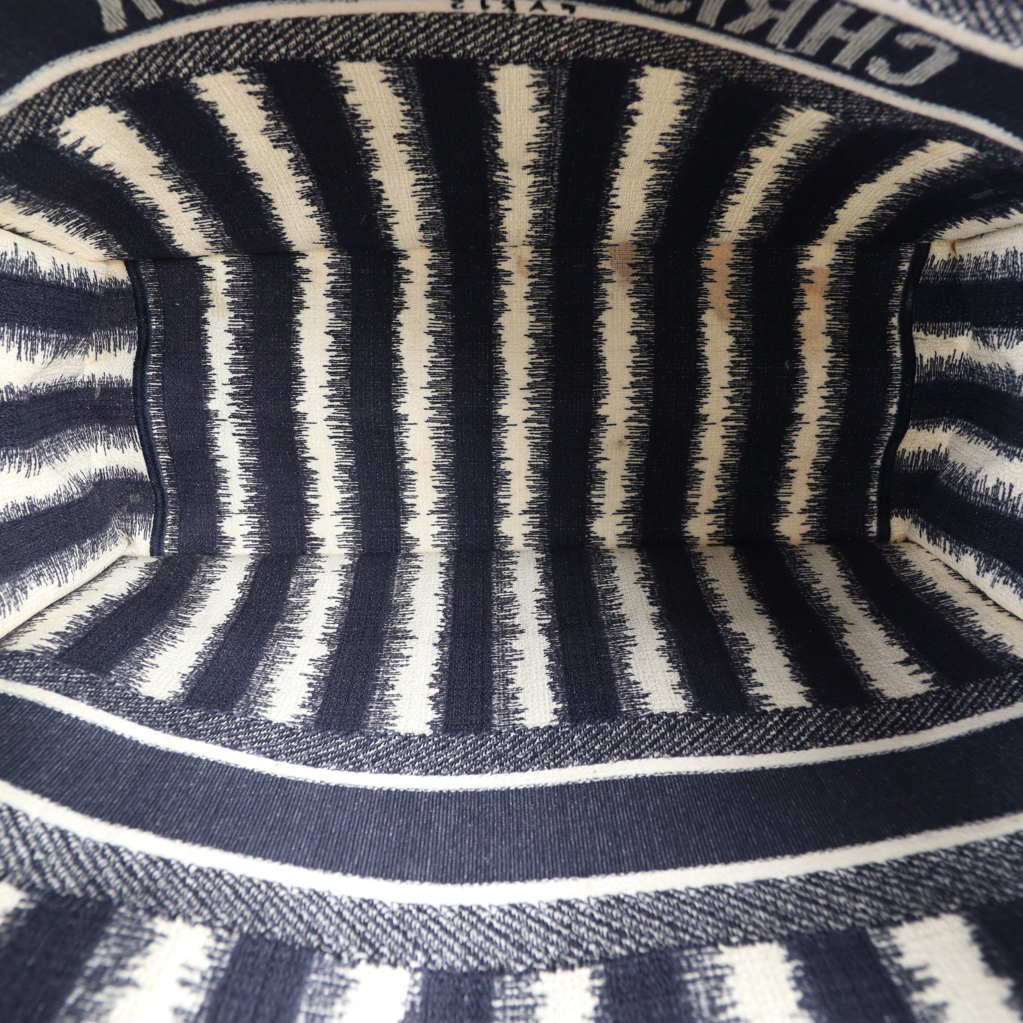 Dior Book Tote Large Striped