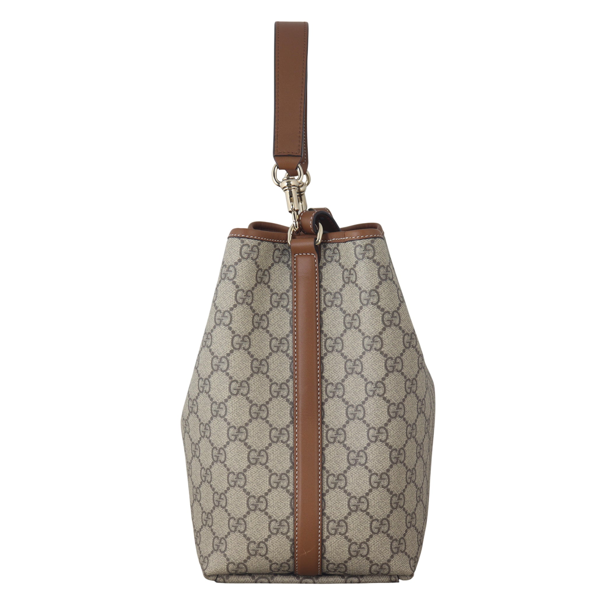 Gucci GG Monogram Emblem Bucket Medium