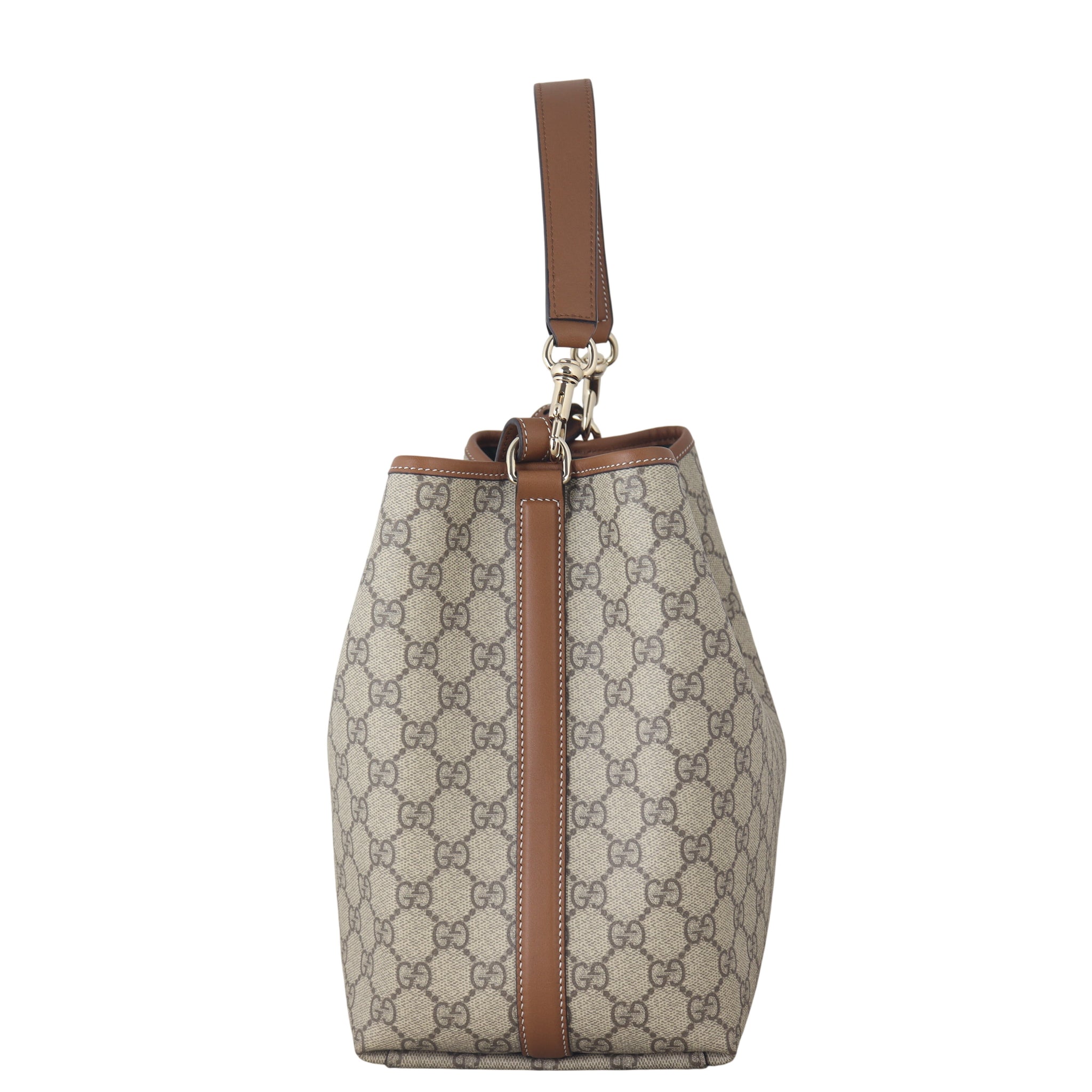 Gucci GG Monogram Emblem Bucket Medium