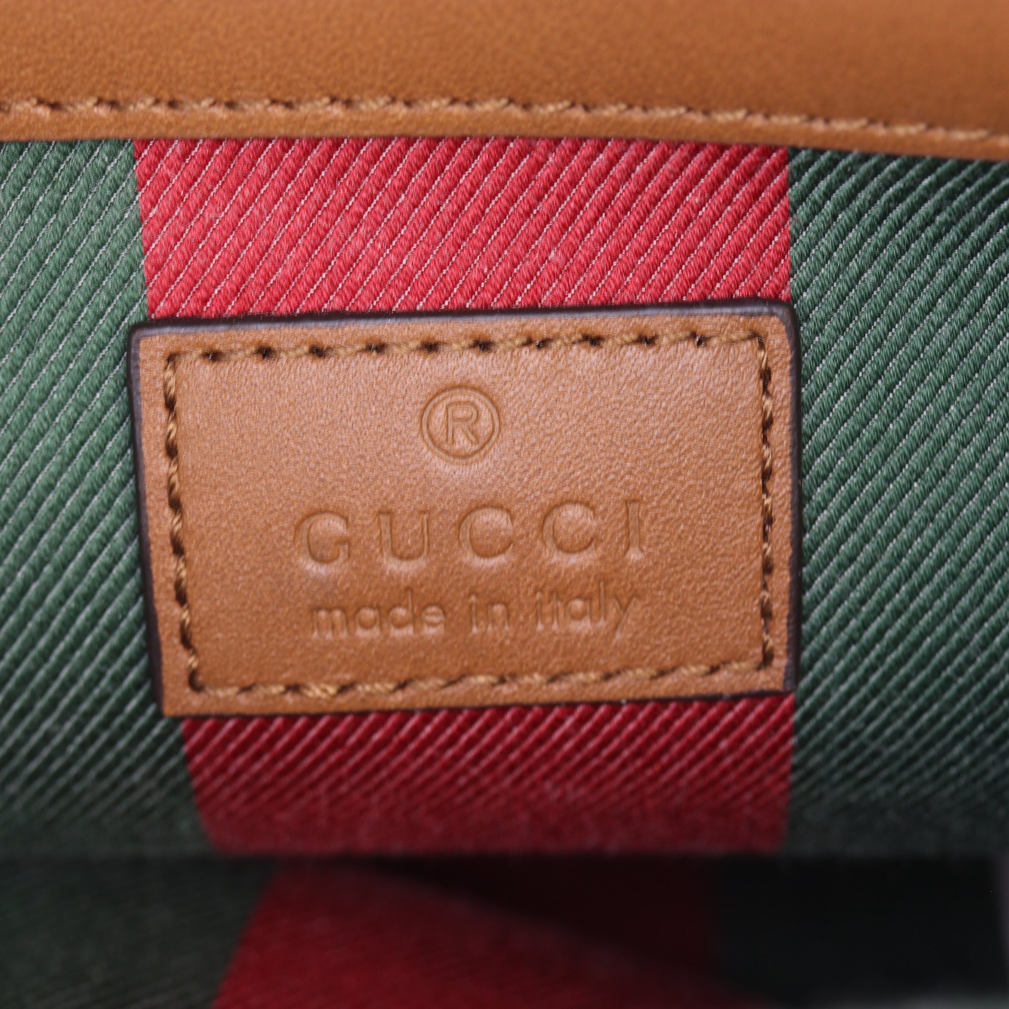 Gucci GG Monogram Emblem Bucket Medium