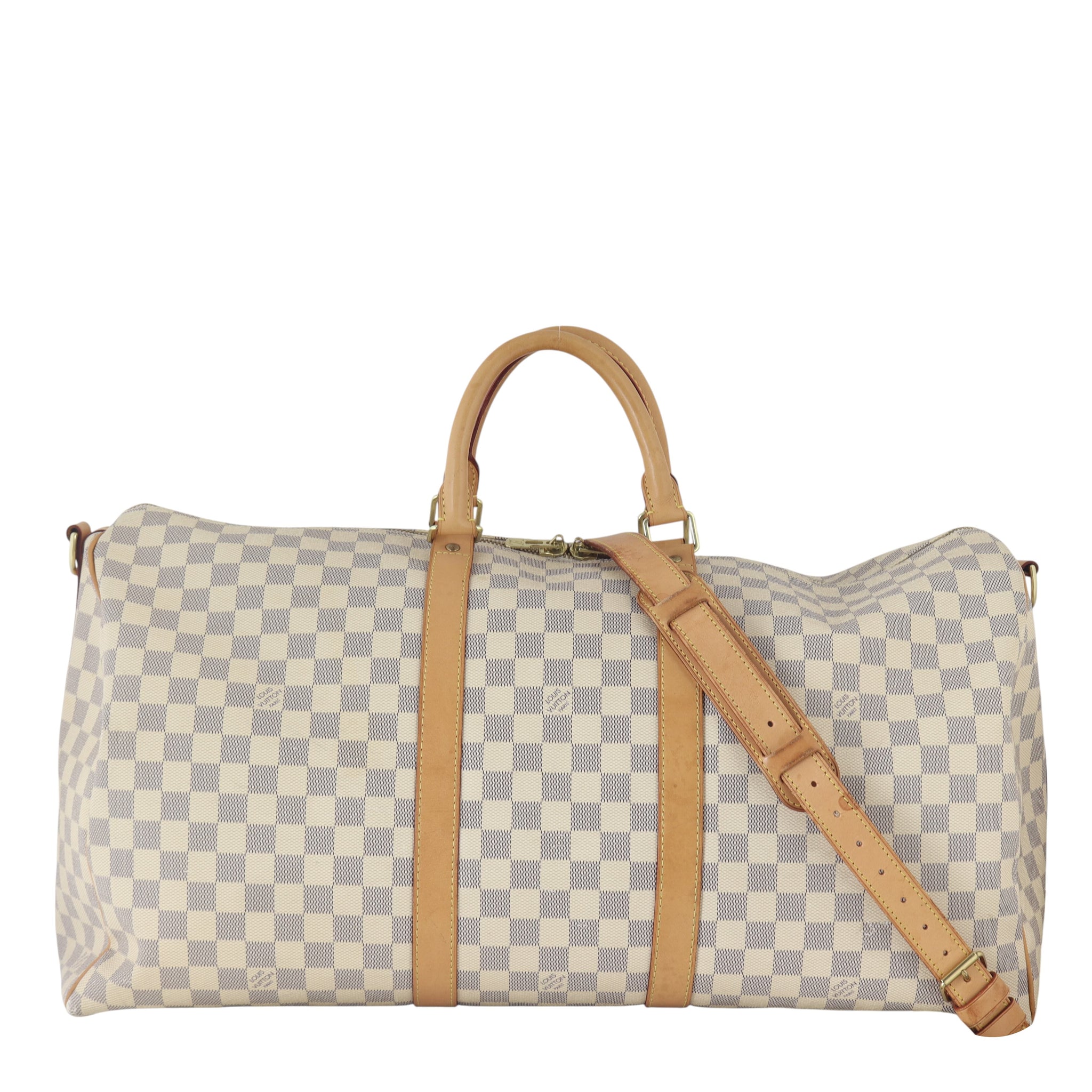 Louis Vuitton Keepall 55 Bandouliere Damier Azur