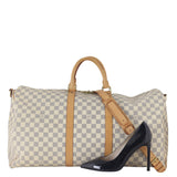 Louis Vuitton Keepall 55 Bandouliere Damier Azur