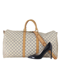 Louis Vuitton Keepall 55 Bandouliere Damier Azur