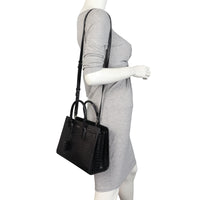 Saint Laurent Sac de Jour Baby Croc Embossed