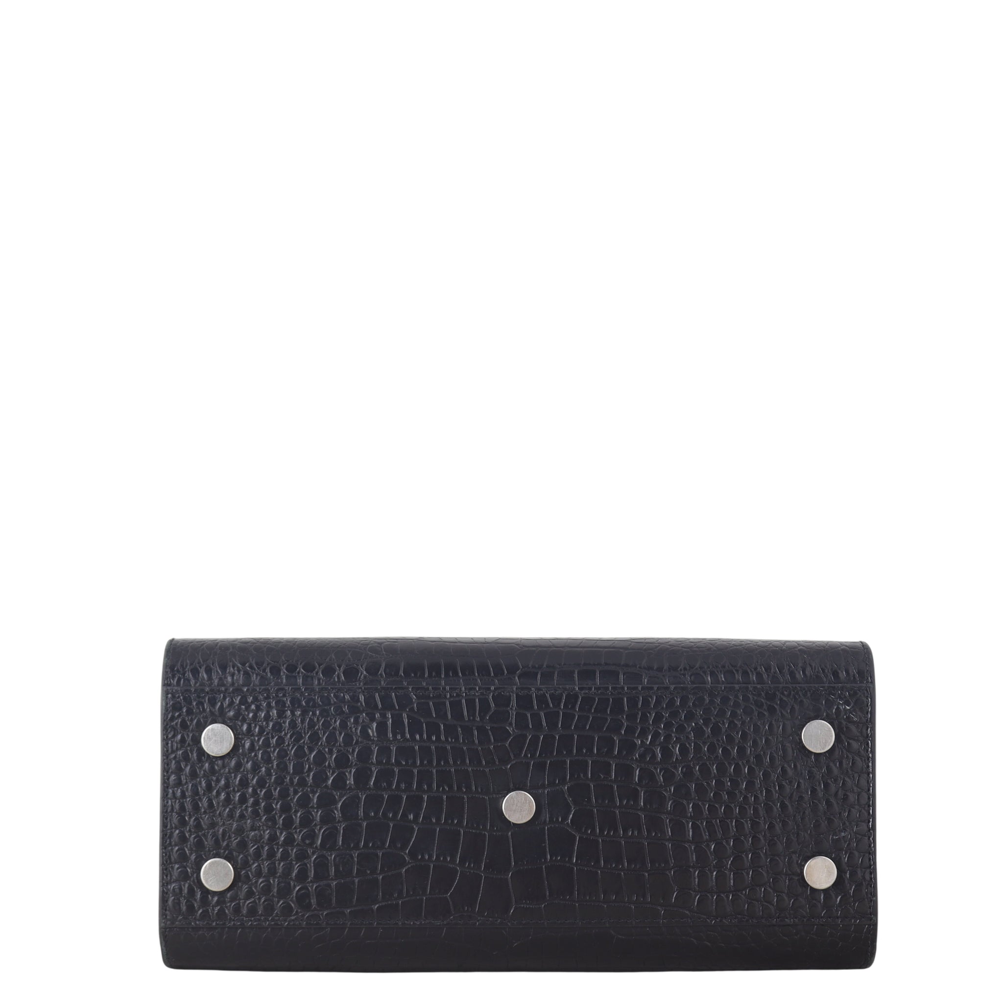 Saint Laurent Sac de Jour Baby Croc Embossed