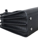 Saint Laurent Sac de Jour Baby Croc Embossed