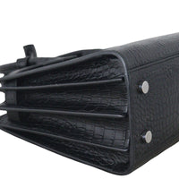 Saint Laurent Sac de Jour Baby Croc Embossed