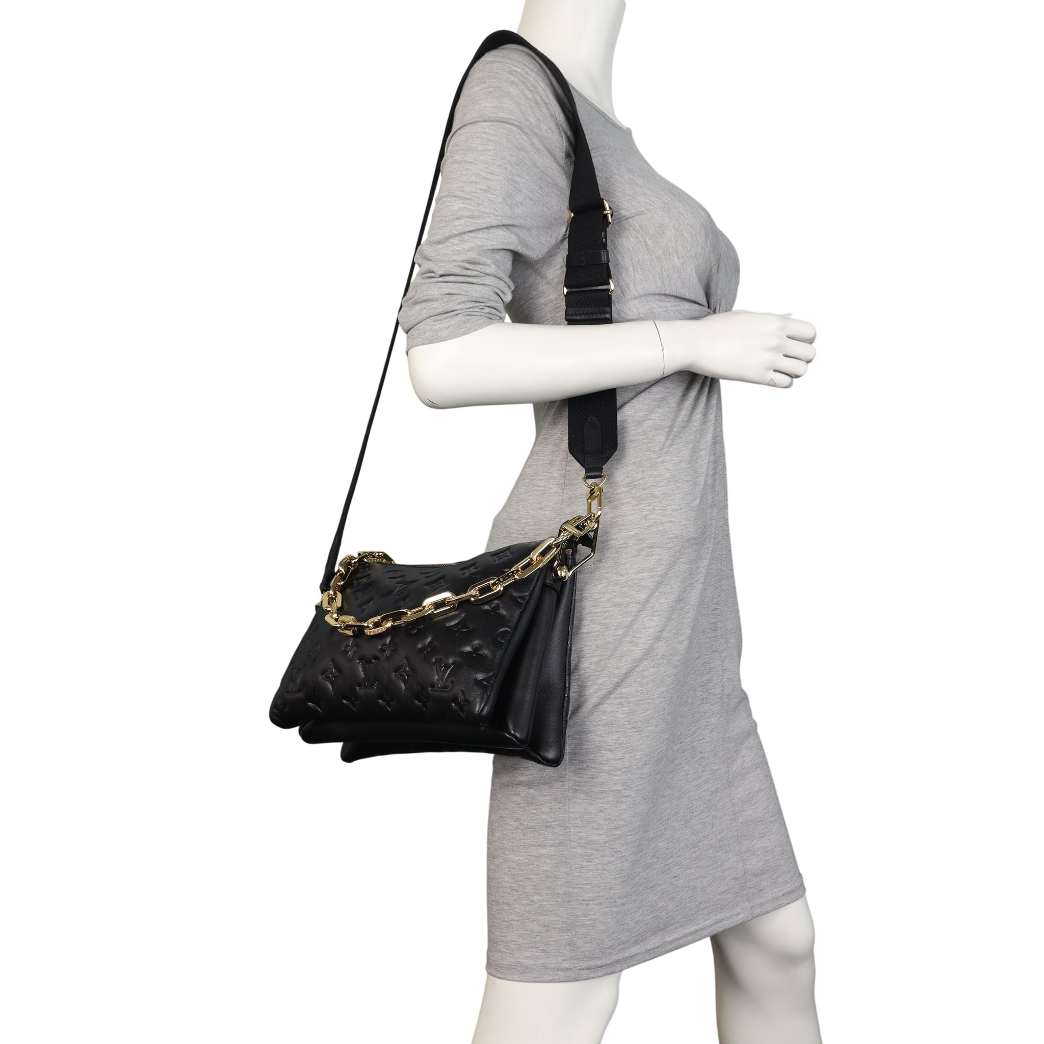 Louis Vuitton Coussin PM Monogram Embossed Lambskin