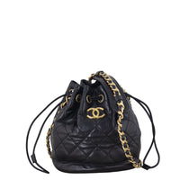 Chanel CC Drawstring Bucket Bag