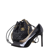 Chanel CC Drawstring Bucket Bag