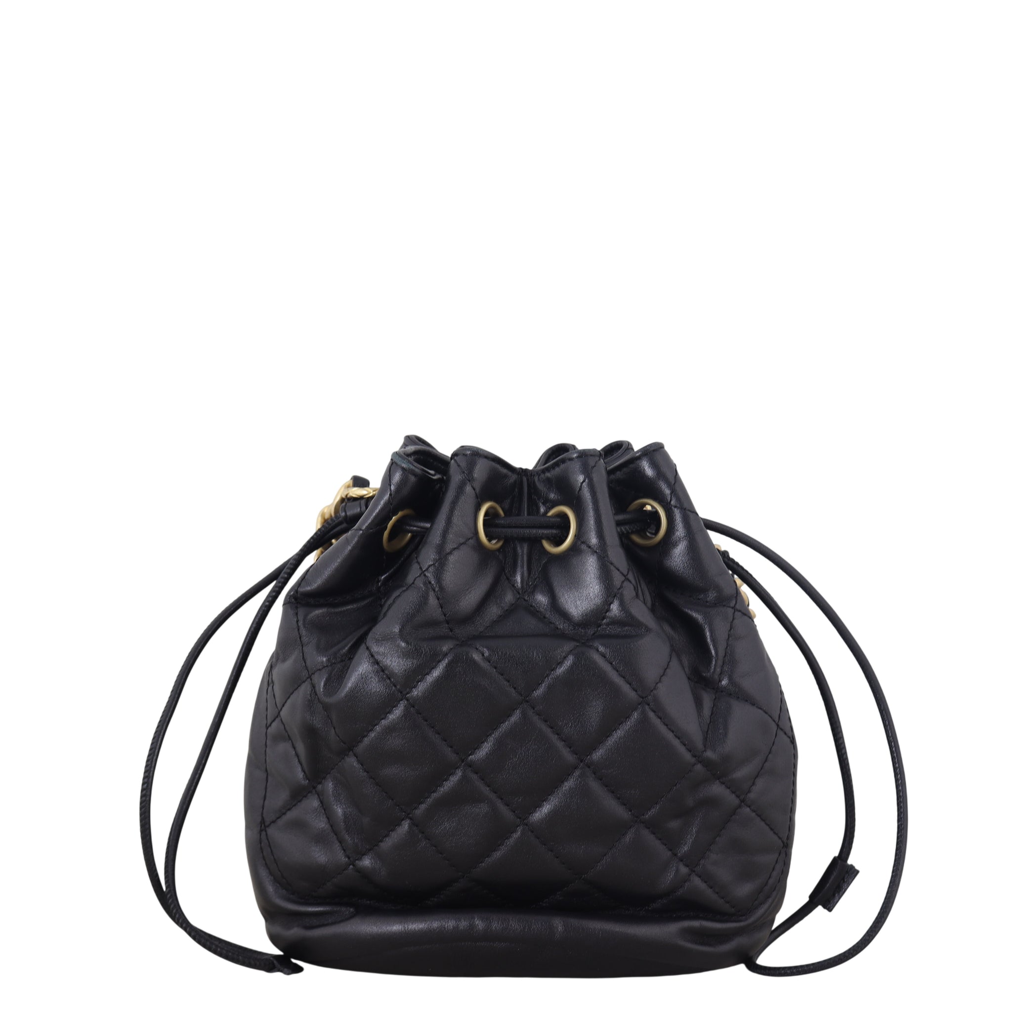 Chanel CC Drawstring Bucket Bag