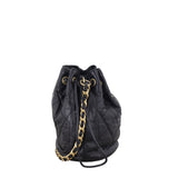 Chanel CC Drawstring Bucket Bag