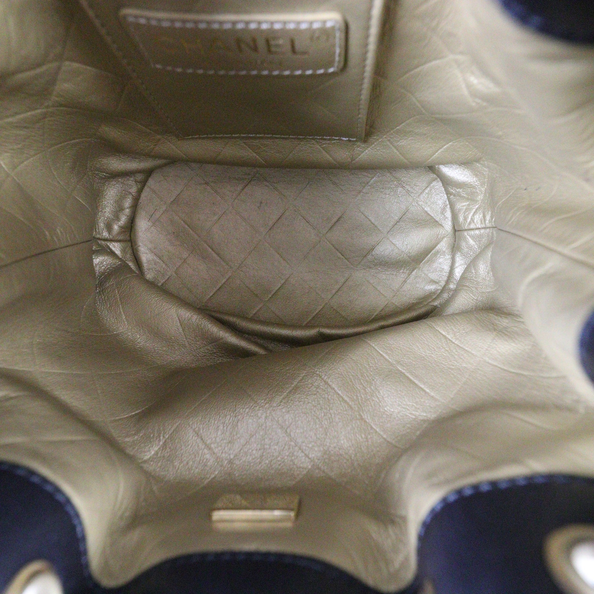 Chanel CC Drawstring Bucket Bag