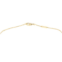 Van Cleef & Arpels Vintage Alhambra Carnelian 18k Yellow Gold Necklace