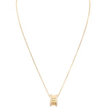 Bvlgari B.Zero1 18k Rose Gold Diamond Necklace