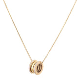 Bvlgari B.Zero1 18k Rose Gold Diamond Necklace
