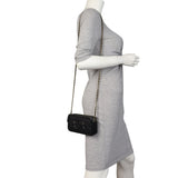 Chanel CC Filigree Double Zip Clutch on Chain